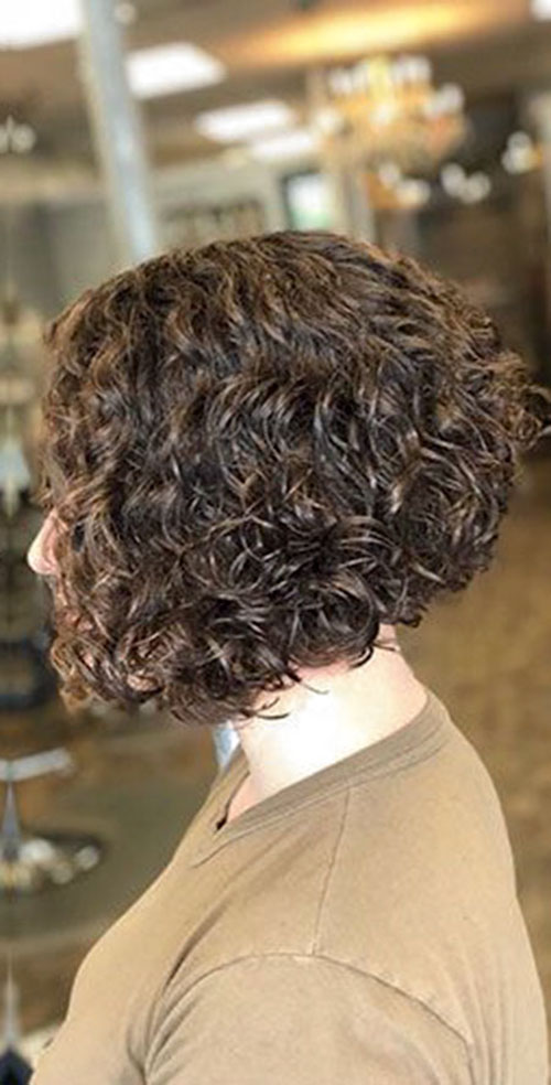Layered Bob Haircuts For Curly Hair