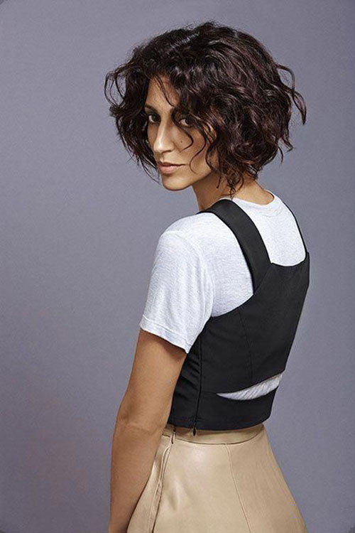 Layered Bob For Curly Hair