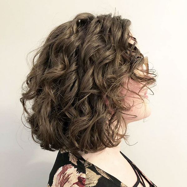 Pictures Of Curly Bob Hairstyles